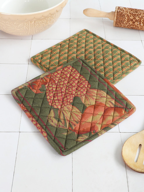 Harvest Patchwork Potholder Set of 2