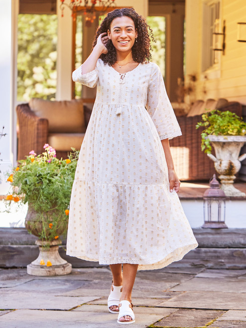 Ophelia Dress - Ivory | Shop Beautiful Designs by April Cornell