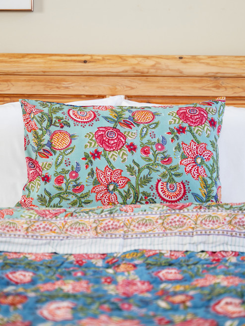 Mirabel Pillowcase - Teal