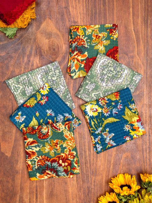 Happy Harvest Patchwork Tiny Towel Bundle - Multi