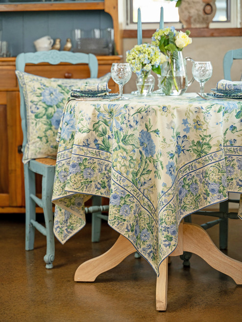 Eternal Rose Tablecloth - Dark Ivory