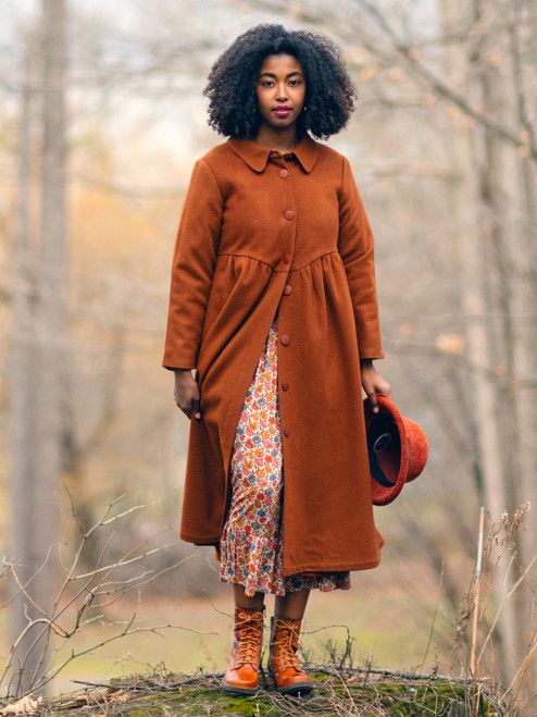 Sherwood Wool Coat - Copper
