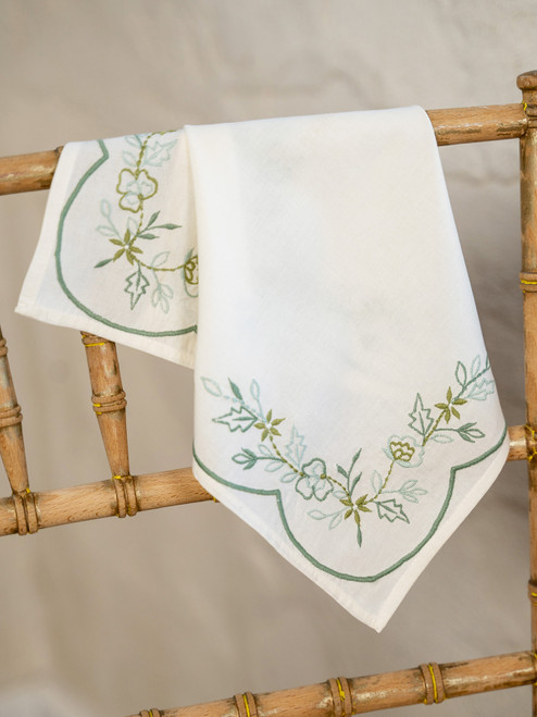 Merry Embroidered Napkin Set of 2