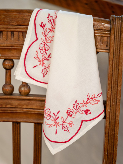 Merry Embroidered Napkin Set of 2