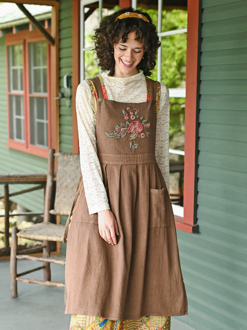 Down for Chores Apron - Wood Smoke