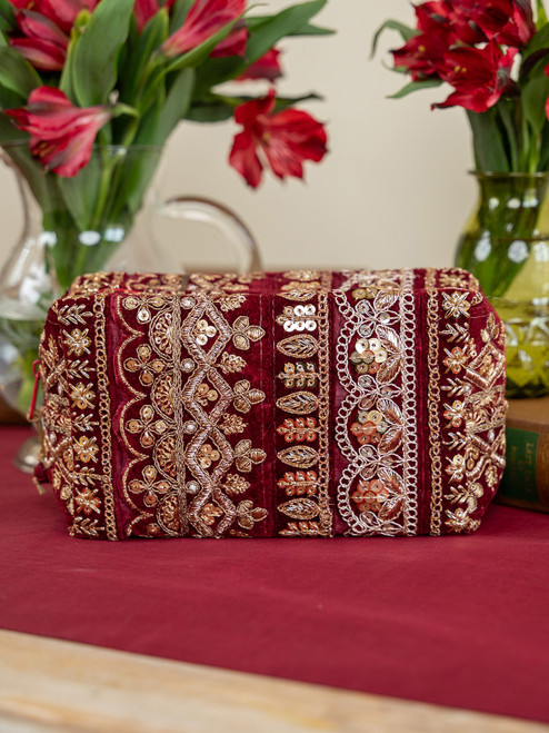 Bel Canto Cosmetic Bag - Burgundy