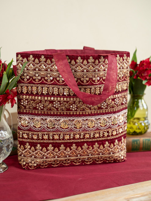 Bel Canto Tote - Burgundy