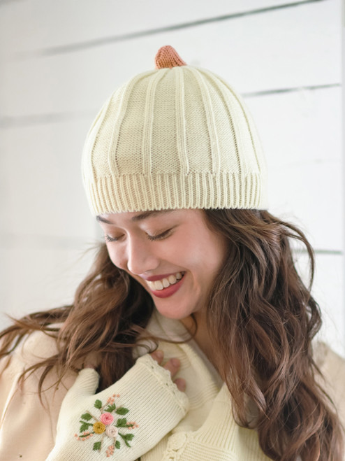 Belle Knit Hat - Ecru