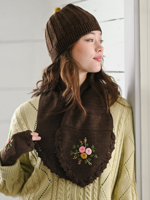 Belle Scarf - Brown