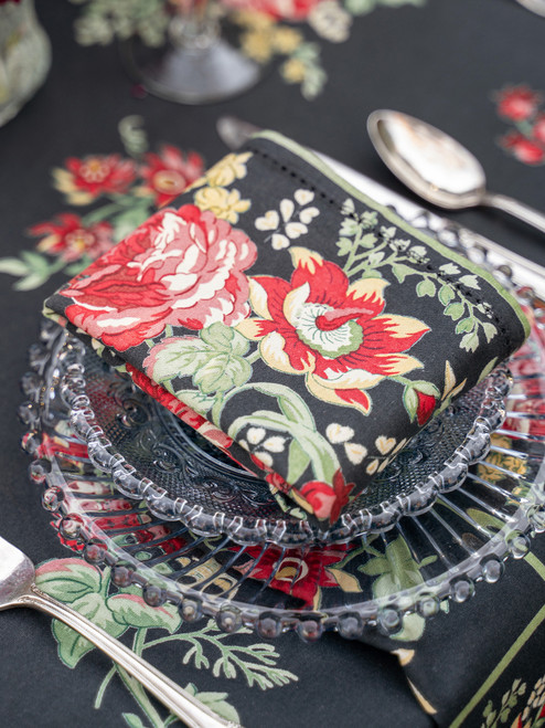 Russian Chintz Luncheon Napkin Set of 4