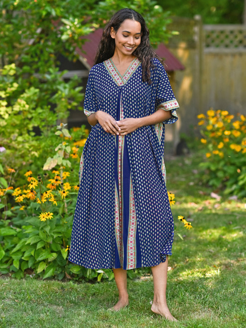 Provencal Caftan - Cobalt