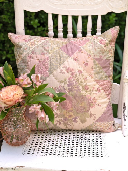 Cottage Patchwork Cushion Cover - Amethyst