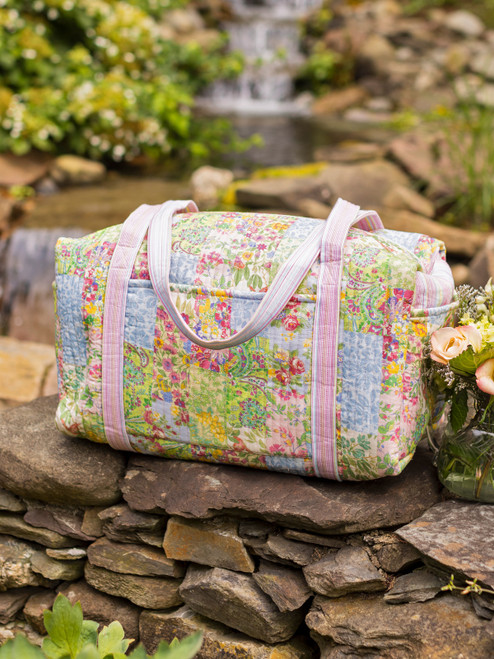 Garden Collage Duffle Bag - Pastel