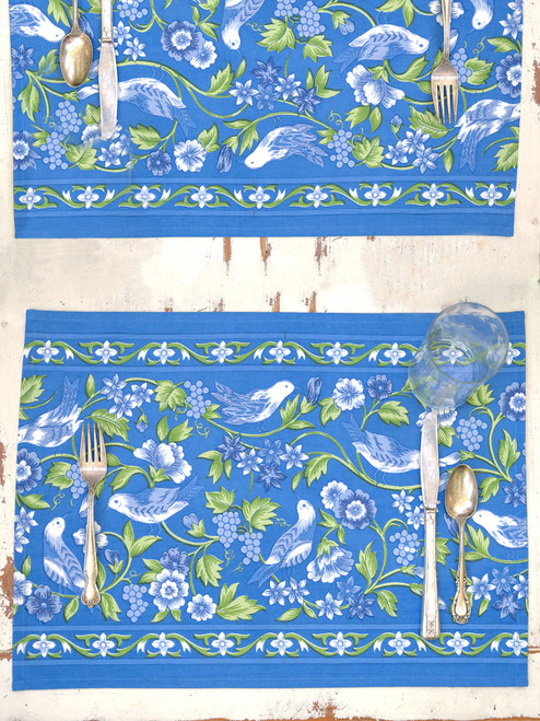 Darjeeling Placemat Set of 4 - Blue