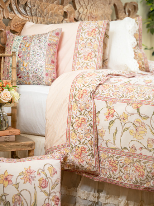 Ajmeer Duvet Pillowcase Set - Ivory