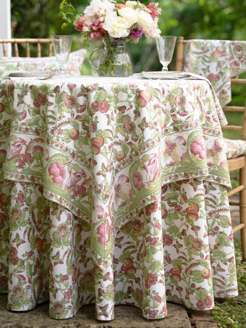 Savannah Round Cloth - Ivory