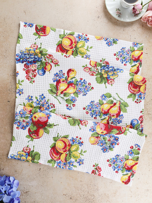 Fruit Basket Tea Towel Set of 2 - Multi