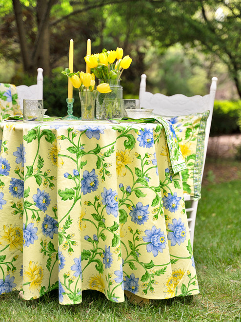 Rosehip Round Cloth - Yellow