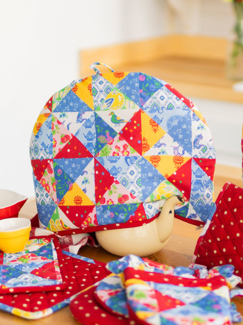 Primary Patchwork Tea Cozy - Multi