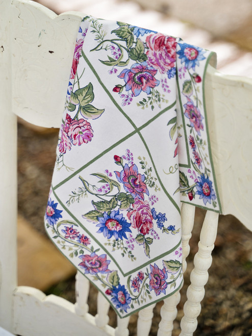 Russian Chintz Napkin Set of 4 - Ivory