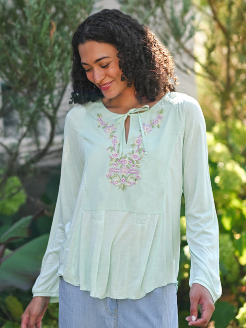 Strolling Jersey T-Shirt - Soft Aqua