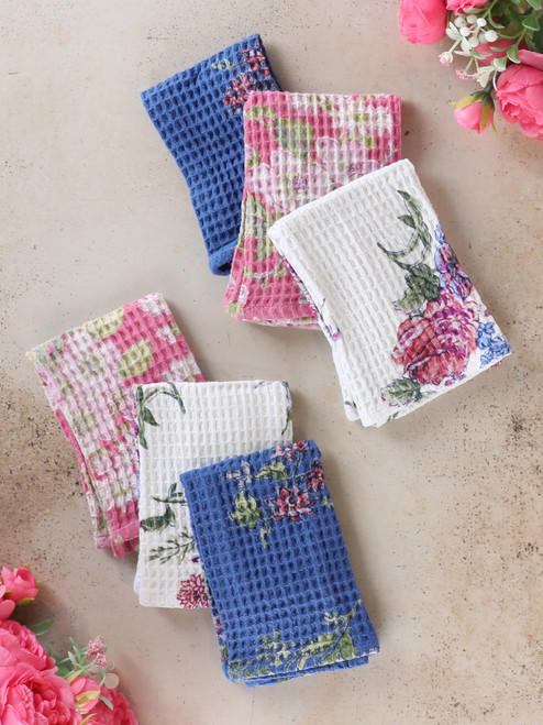 Russian Chintz Patchwork Tiny Towel Bundle - Multi