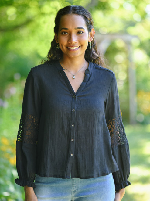 Giovanna Blouse - Black