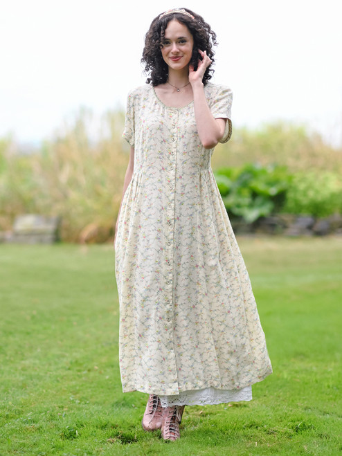 Samantha Classic Dress - Cream