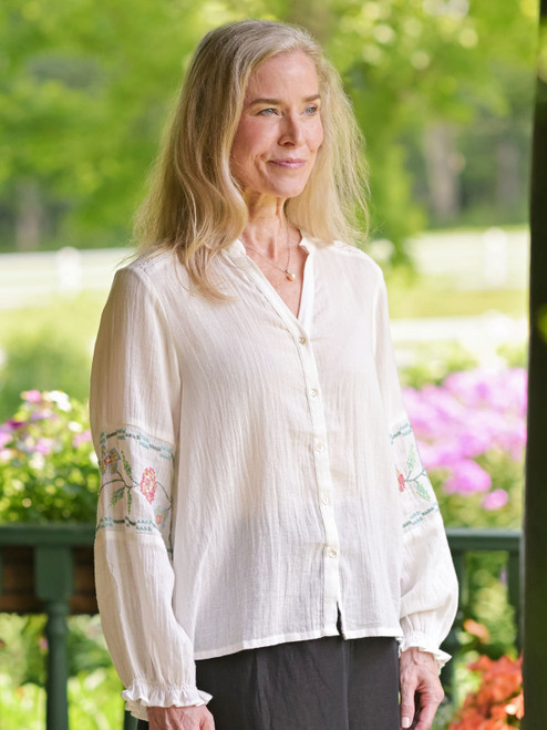 Homestead Blouse - White