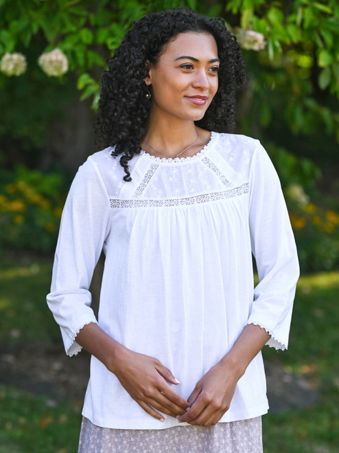 Valencia Blouse - White