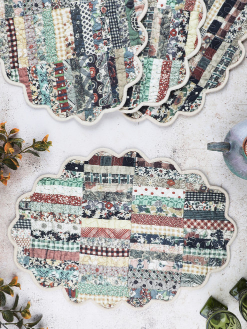 Homestead Patchwork Quilted Placemat Set of 4 - Multi