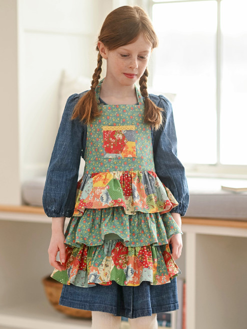 County Fair Patchwork Kid's Apron - Multi