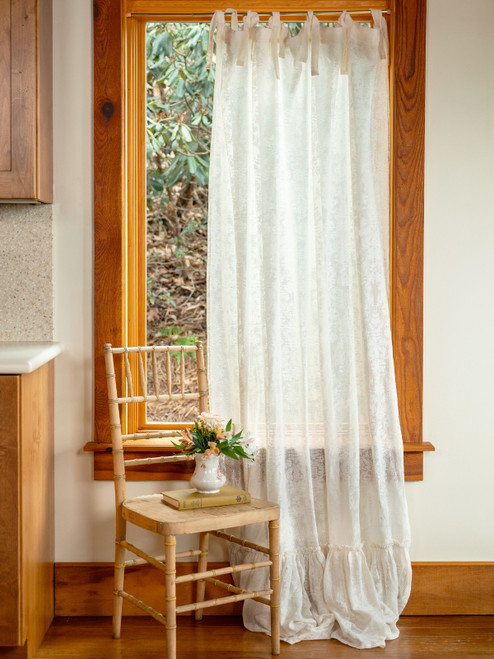 Heirloom Lace Curtain - Ecru