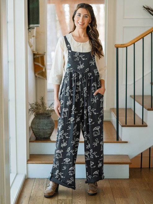 Alice's Mushroom Overall - Black