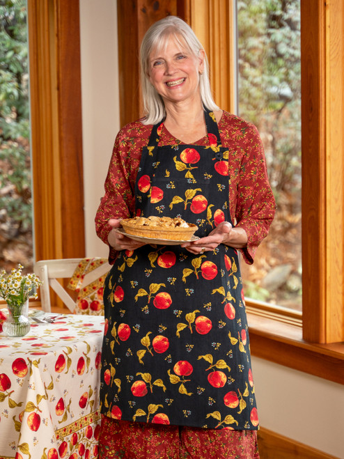 Apple Chef Apron - Black
