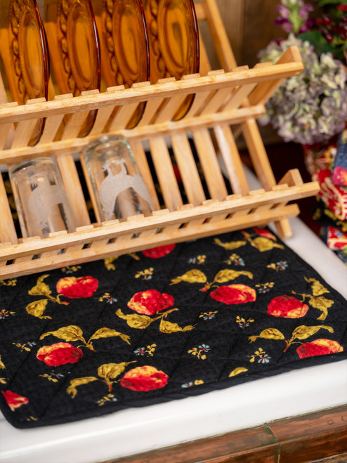 Apple Drying Mat - Black
