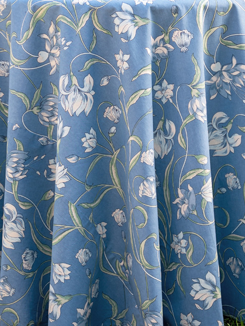 Ajmeer Fabric by the Yard - Blue