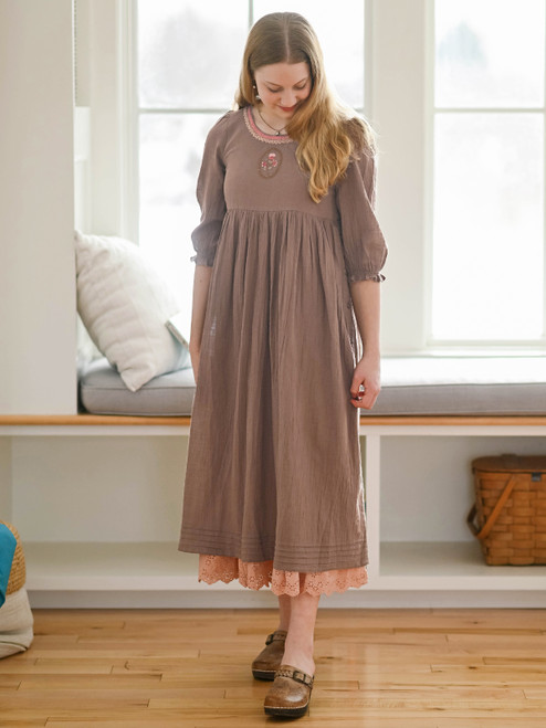 Cameo Young Adult Dress - Chocolate