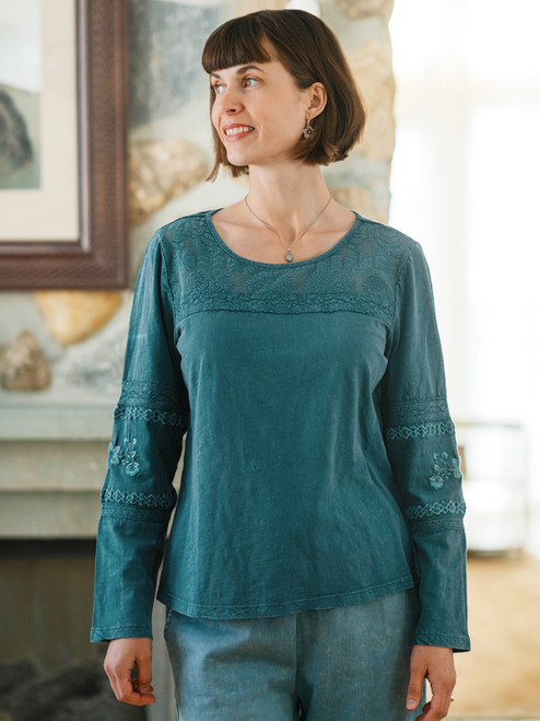 Phoebe T-Shirt - Dark Teal