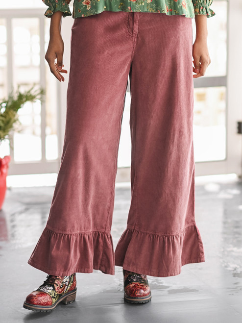Brooklyn Corduroy Pant - Sunwashed Wine