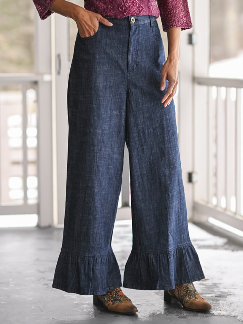 Brooklyn Denim Pant - Dark Denim | Shop Beautiful Designs by April