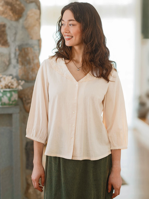 Claire Blouse - Coconut Milk