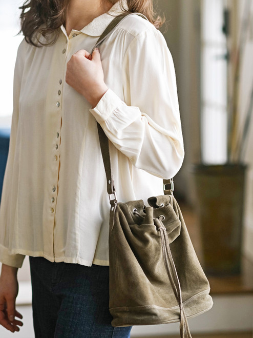 Suede Shoulder Bag