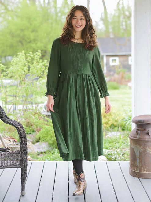 Cassandra Dress - Forest Green