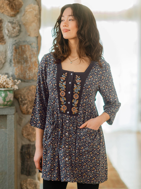 Posey Tunic  - Dark Plum