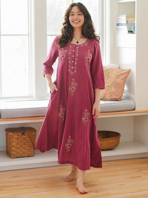 Kerala Caftan - Red