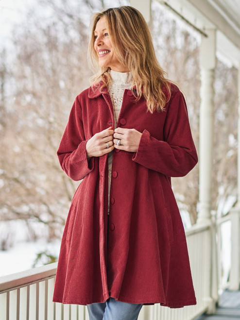 Farmer's Market Corduroy Jacket  - Red