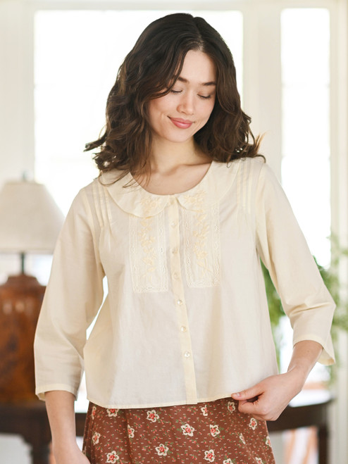 Mae Blouse - Ecru