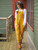 Cowgirl Corduroy Overall - Gold