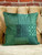 Opulent Brocade Cushion Cover - Forest Green